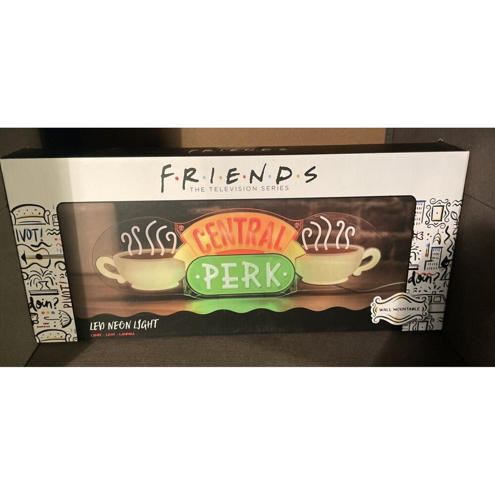 Friends Central Perk LED Neon Light Sign USB Wall Mountable NEW!